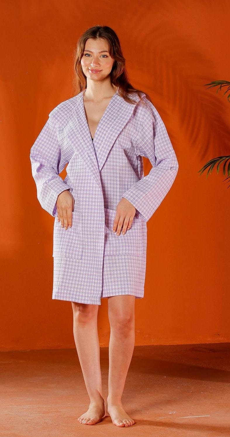 knee length dresses for ladies Luxury Terry Towelling Dressing Gown main image 1
