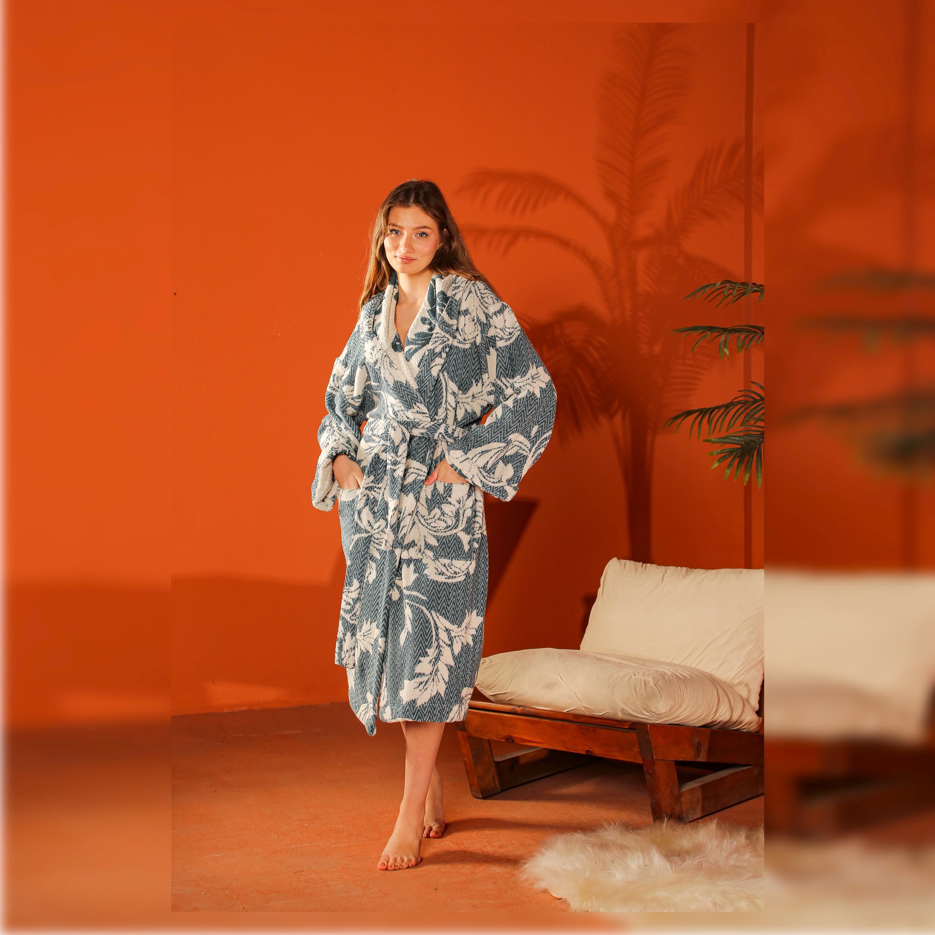 knee length dresses for ladies Chocolate Towelling Robe