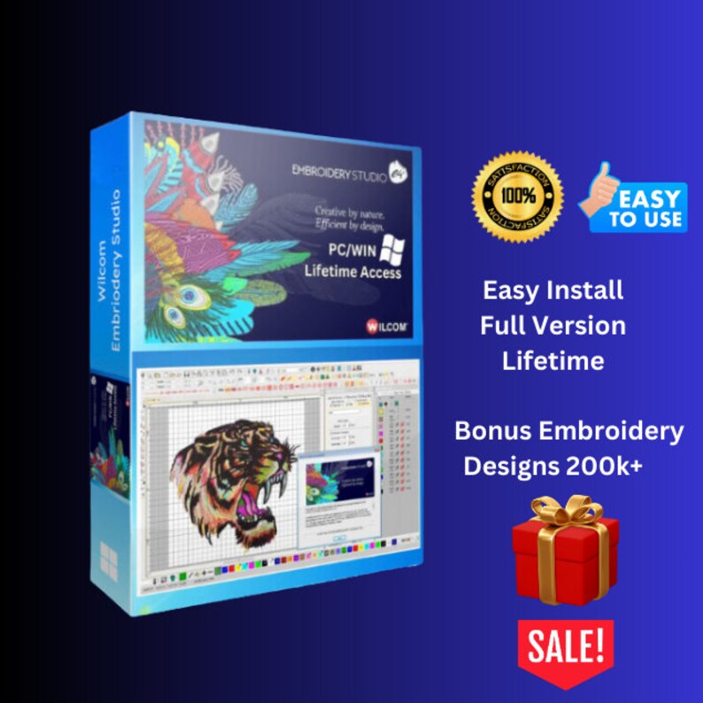 Wilcom Embroidery Studio E4.2 Full Version Lifetime Embroidery ...