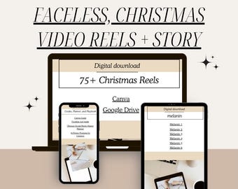 6250 Aesthetic & 75+ Christmas Reels, Faceless Holiday Reels, Videos Bundle Master Resell Rights, Affiliate Marketing Social Media Instagram