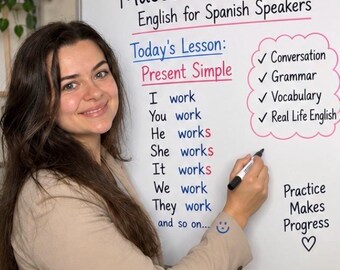 English Classes, English for Spanish Speakers. Learn English, ESL classes, online English classes