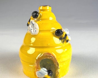 Miniature vase, Bee Vase, Small Bee Vase, Bee Gift