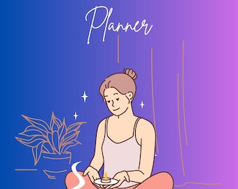 Personal Growth Planner 91 page life transformation workbook Printable goal setting Journal self development planner Digital download