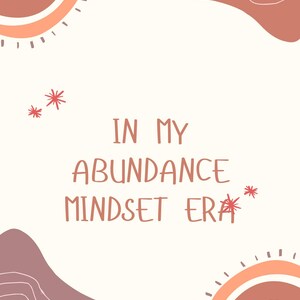 Abundance Mindset Digital Journal Selfcare planner manifestation workbook goal setting & Gratitude Journal Printable PDF Instant Download
