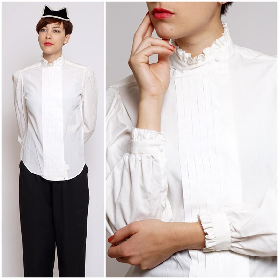 Tuxedo Front Ruffle Shirt 