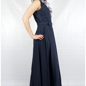 CUTE NAVY 70S MAXI