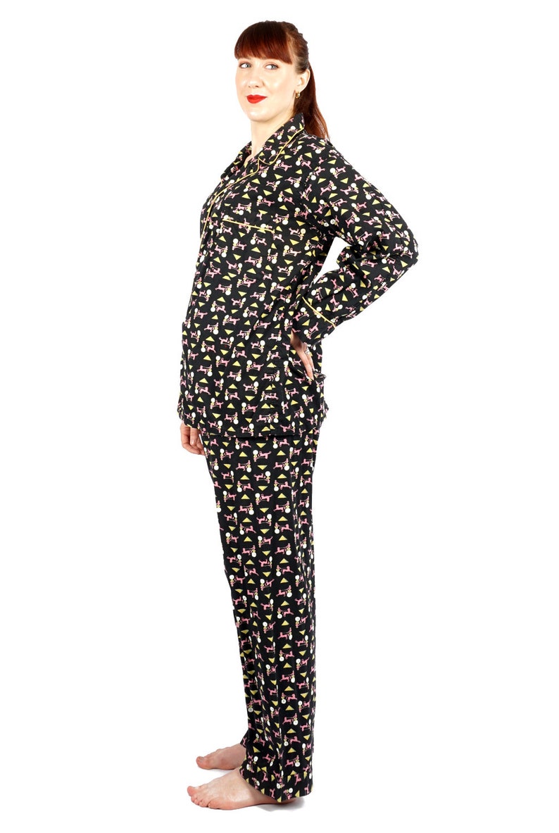 Honey GD Mens Silk Oversized Button-up Top and Bottom Loungewear Set