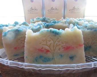 LAILA Scented Coconut Oil, Aloe Vera Handcrafted Soap & Lotion