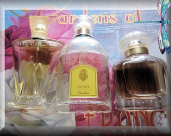 Guerlain Perfume Samples 3mL Shalimar, Jicky, Mitsouko , Mon Guerlain, Passiflora, Flora Salvaggia, and More