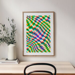 Trippy Psychedelic Colorful Abstract Art