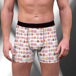 Boxer Briefs, Bottoms Galore for the Bum Lover, Men&#39;s Underwear, Funny Boxers, Comfy Briefs, Cheeky Shorts, Novelty Underpants