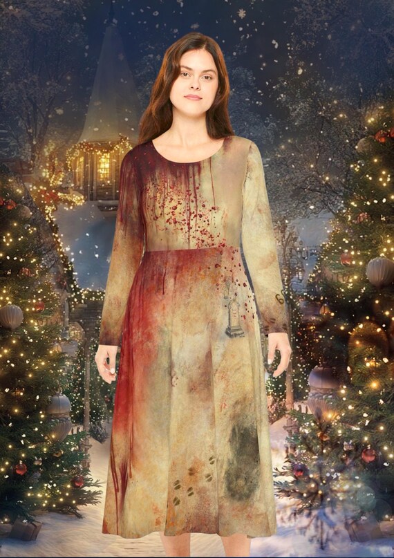 Halloween Blood Spatter Dress, Gory Dance Dress, Satanic Symbolism - Etsy  Israel