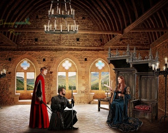 Throne Room Backdrop Etsy