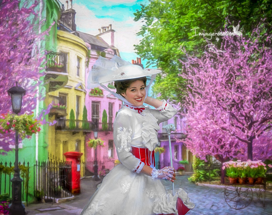 Cherry Tree Lane London Square photographer template Vintage Etsy