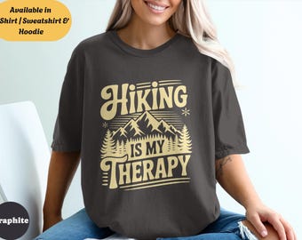 Camiseta de senderismo con colores cómodos, camiseta retro de cuello redondo, sudadera vintage con capucha para aventuras al aire libre