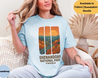 Shenandoah National Park Shirt, Virginia Scenic Drive Tee, Blue Ridge Mountains Crewneck Sweatshirt Hoodie