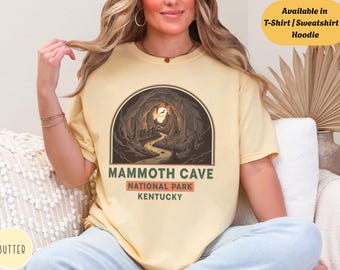Mammoth Cave National Park Shirt, Retro Kentucky Vacation Souvenir, Nature Lover Crewneck Sweatshirt Hoodie
