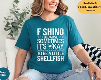 Funny Fishing Crewneck Shirt, Fish Lovers Unisex Apparel, Pun Fisherman Humor Graphic Sweatshirt Hoodie