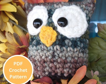 crochet owl pattern, comfort toy pattern, dementia doll, montessori doll, 4H project, beginner crochet, owl lover gift, outdoor lover gift