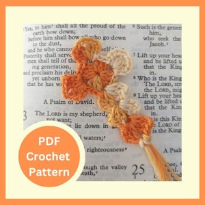 Crochet pattern Bookmark, crochet pattern, Bible bookmark pattern, Christmas gift for crocheter, crochet cross pattern, easy crochet pattern