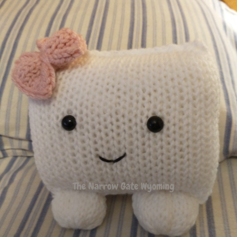 Addi machine pattern, tooth fairy pillow girl, tooth fairy pillow, knitting pattern, pillow pattern, Sentro machine, tooth fairy gifts image 2