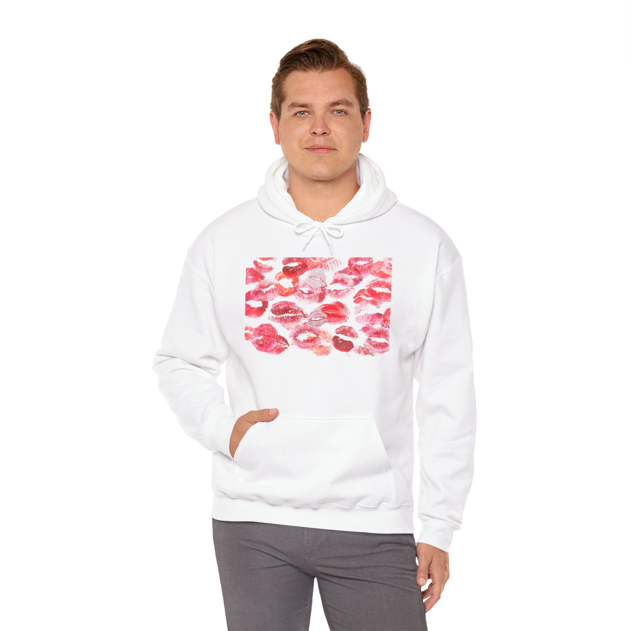 Viral Kisses Hoodie, Boyfriend Valentines Day Gift Hoodie, Cute Love