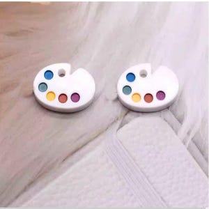 Dollhouse Paint Palette 1/12 Scale 16x22mm