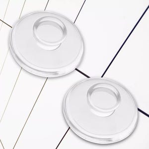 Eyeglass Nose Pads 9MM Slide on PUSH ON - Slide on High Quality Soft Silicone Glasses 1 Pair Eyeglass Repair DIY