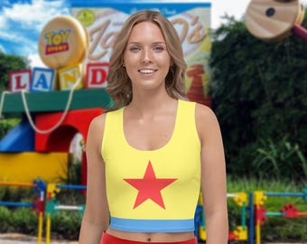 Pixar Ball Inspired Crop Top, Cropped Tank