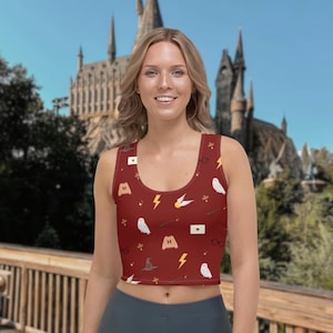 Wizarding Crop Top, Universal Cropped Tank, Theme Park Shirt