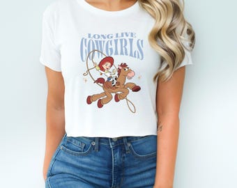 Jessie Cropped Shirt, Toy Story Crop Top, Jessie & Bullseye, es lebe die Cowgirls