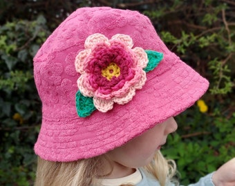 Rosy Posy Crochet Flowers - Easy Crochet Pattern for a Hat