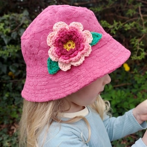 Rosy Posy Crochet Flowers - Easy Crochet Pattern for a Hat