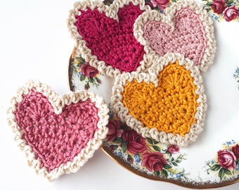 Crochet Hearts and Flowers PDF - Garland for Valentines Day