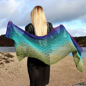 Crochet Shawl Wrap Pattern PDF Scheepjes Whirl Yarn cake