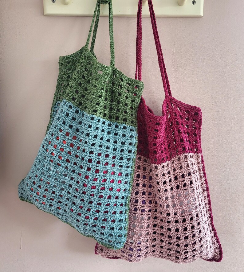 Crochet Market Bag - PDF Pattern - Easy Beginner - Etsy