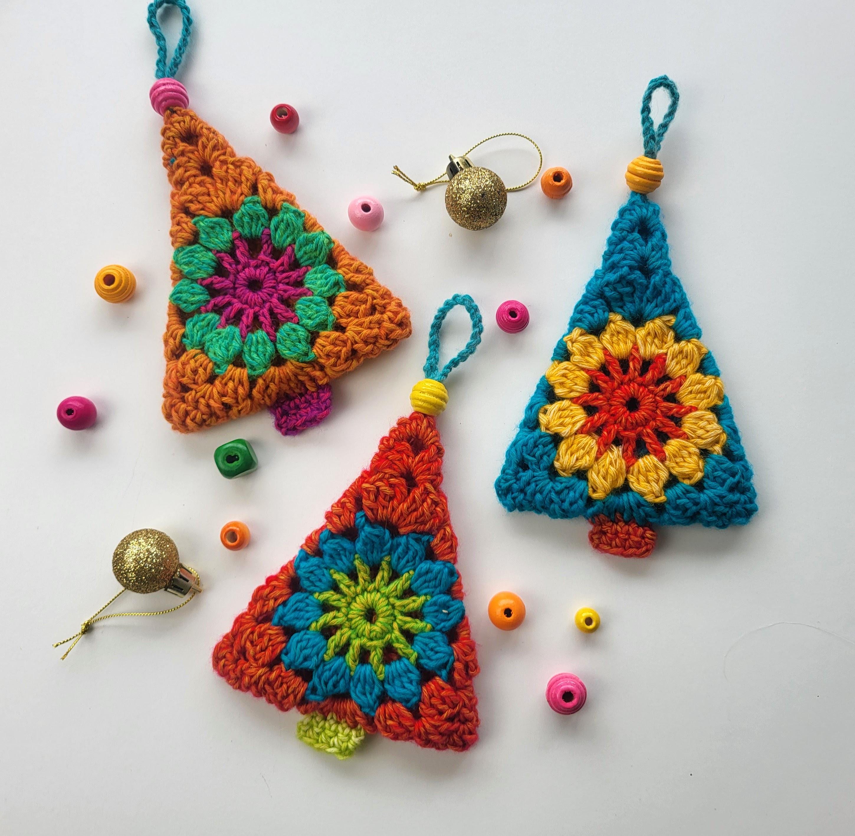 Crochet Christmas Tree Ornament Decoration PDF Pattern - Etsy