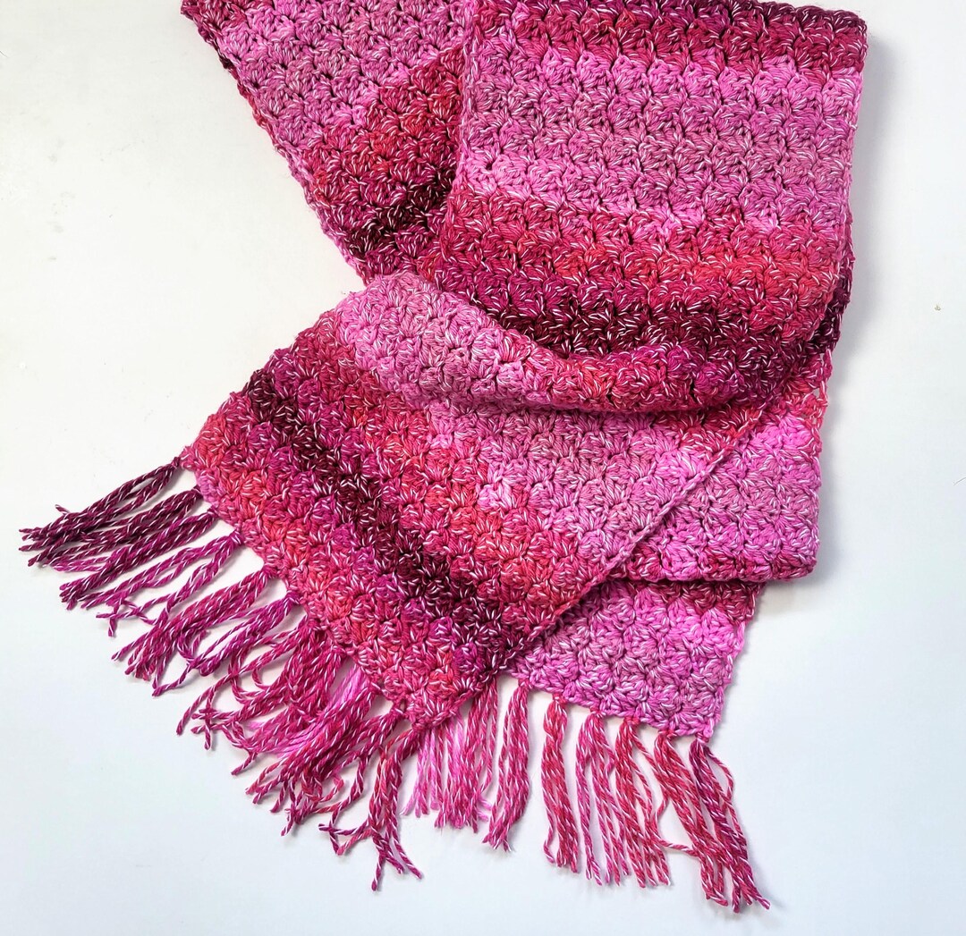 Crochet Scarf Easy Beginner Pattern PDF - Etsy