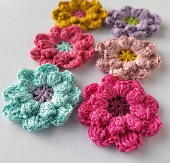 How to make crochet rosettes deals