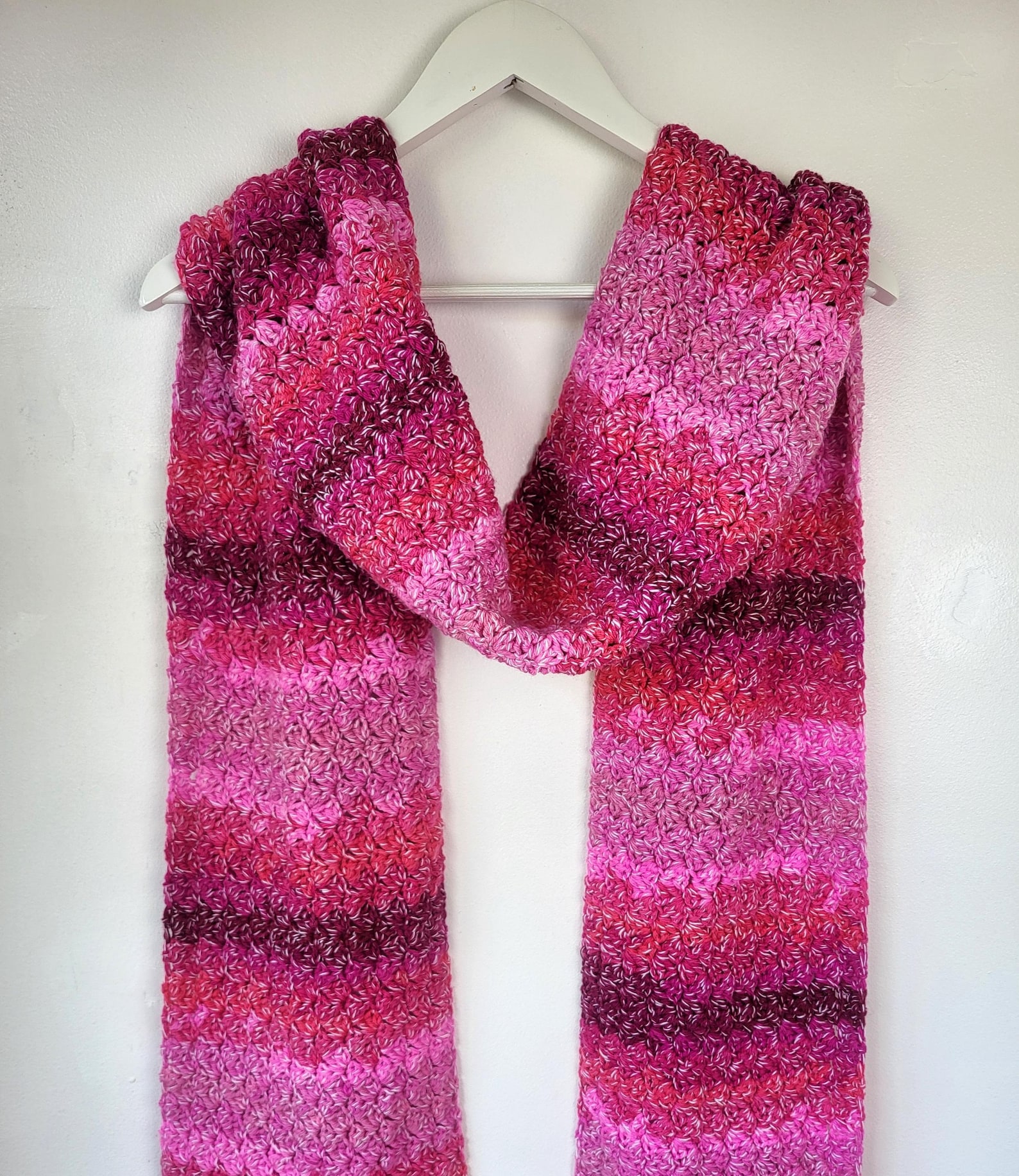 Crochet Scarf Easy Beginner Pattern PDF - Etsy