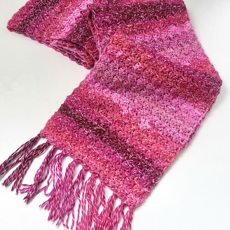 Crochet Scarf Easy Beginner Pattern PDF - Etsy