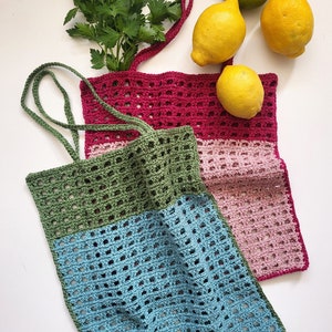 Crochet Market Bag - PDF pattern - Easy Beginner