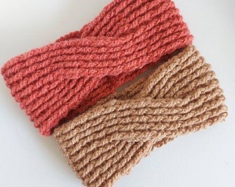 Crochet Twist Cozy Headband Earwarmer Pattern