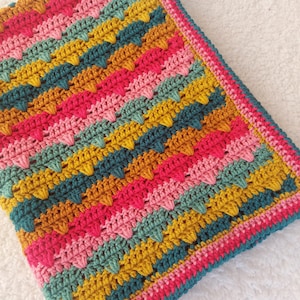 Crochet Baby Blanket Pattern Scallop Shell Crochet Beginner Pattern image 3