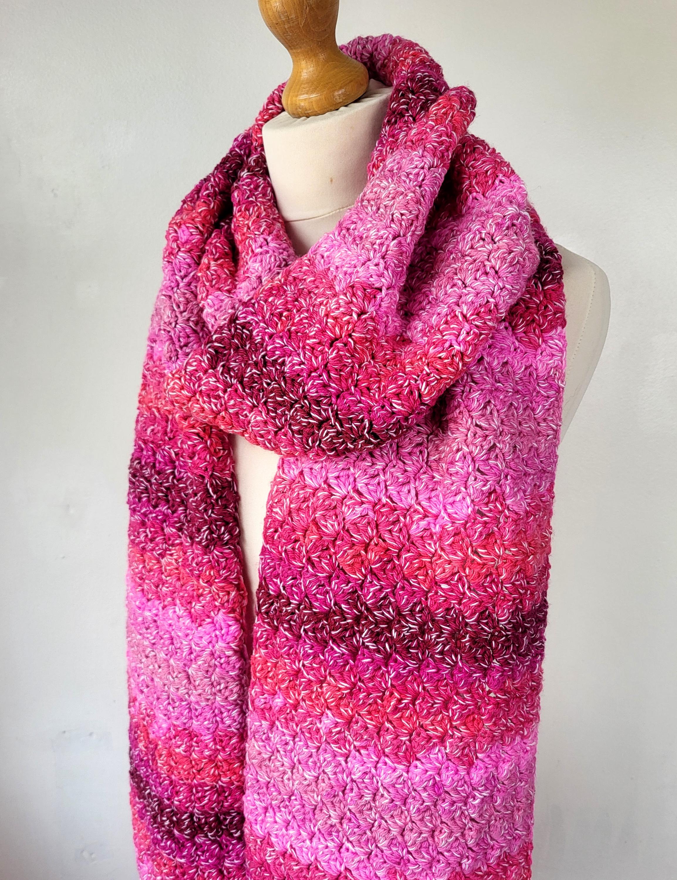 Crochet Scarf Easy Beginner Pattern PDF - Etsy