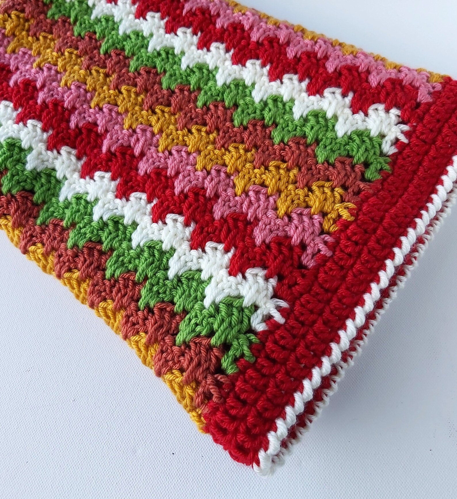 Crochet Blanket Pattern PDF Cot Size Granny Spike Stitch Etsy