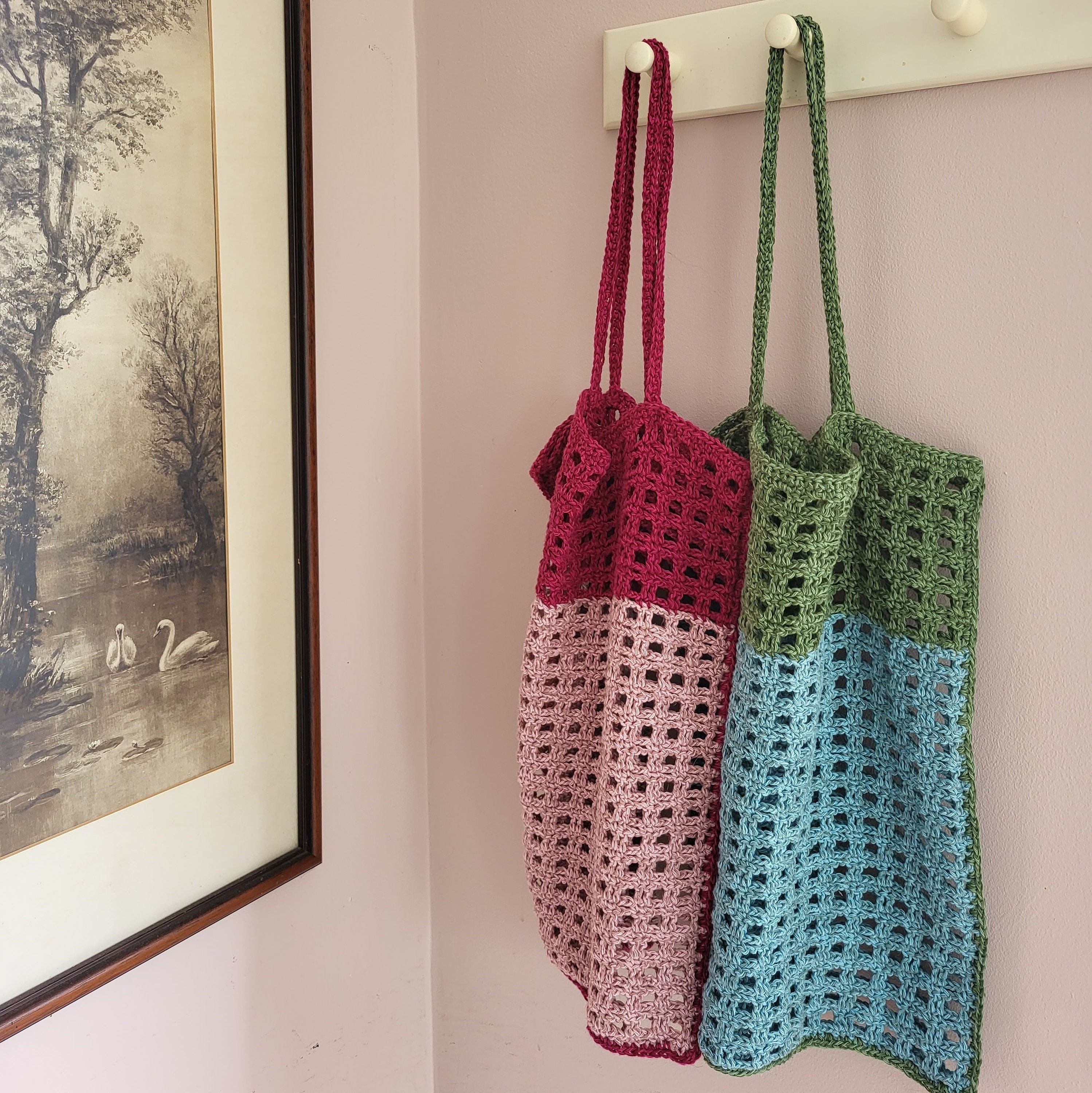 Crochet Market Bag - PDF Pattern - Easy Beginner - Etsy