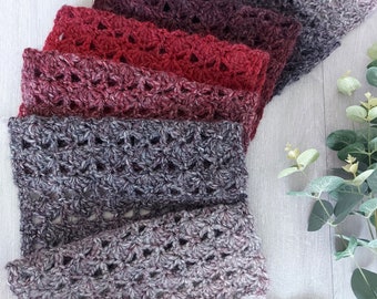 Crochet Lacy Scarf Cake Yarn Easy Pattern pdf