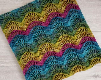 Crochet Cowl using mini skeins PDF Pattern