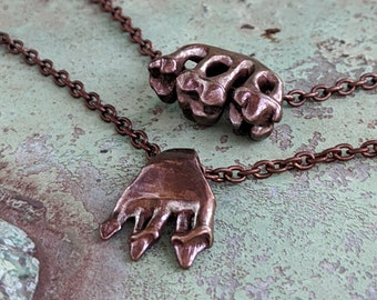 Scavenger Pendant -- Bronze or Silver